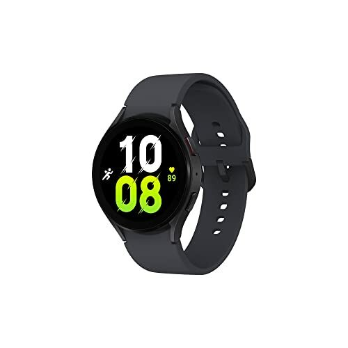 Image de Samsung Galaxy Watch5 Montre connectée Intelligente, suivi de la santé, montre sport, batterie longue durée, Bluetooth, 44mm, Graphite, Extension garantie 1 an [Exclu Amazon] – Version FR