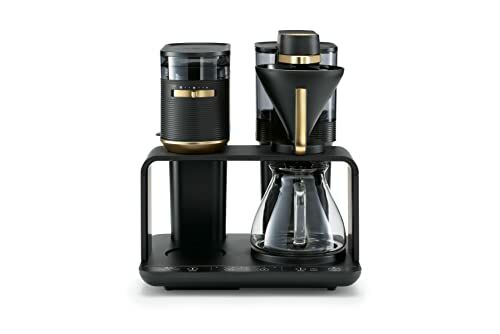 Image de Machine à café Slow Coffee avec moulin intégré Melitta EPOS: système de préparation unique et design innovant, noir mat et doré