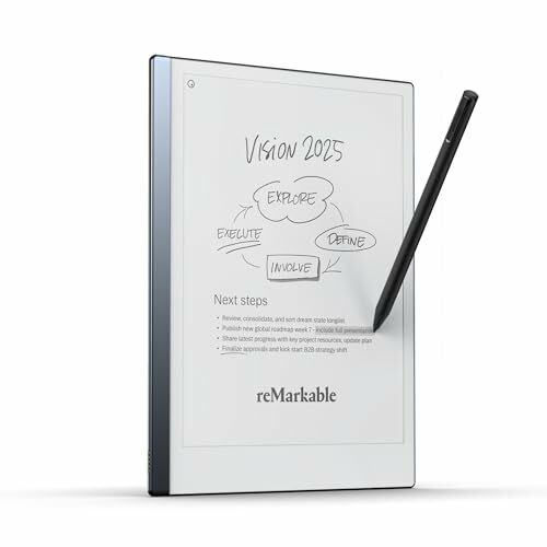 Image de reMarkable 2 -Tablette Papier de Nouvelle Génération (+ Marker Plus avec Gomme) Prenez des Notes sur un Écran qui Ressemble au Papier; Convertissez-les en Texte; Accédez à vos Notes sur Tous Appareils