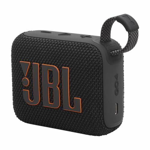 Image de JBL GO 4, Enceinte Bluetooth Ultra-Portable, Son Pro, Basses percutantes, 7 Heures d'autonomie, Fonction Playtime Boost, résistante à l'eau et à la poussière IP67, en Noir