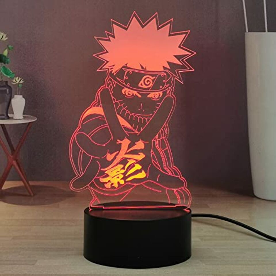 Acheter Une pièce groupe Led veilleuse pour enfants chambre décor japonais  Anime une pièce équipe 3d lampe cadeau Cool lampe de Table de chevet