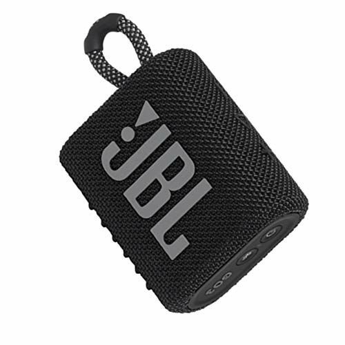 Image de JBL GO 3 – Enceinte Bluetooth portable et légère, aux basses intenses et au style audacieux – Étanche à l’eau et à la poussière – Autonomie 5 hrs – Noir