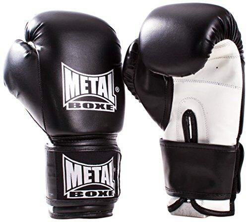 Gants de boxe mitaines pour arts martiaux en cuir premium et coussinets de  protection